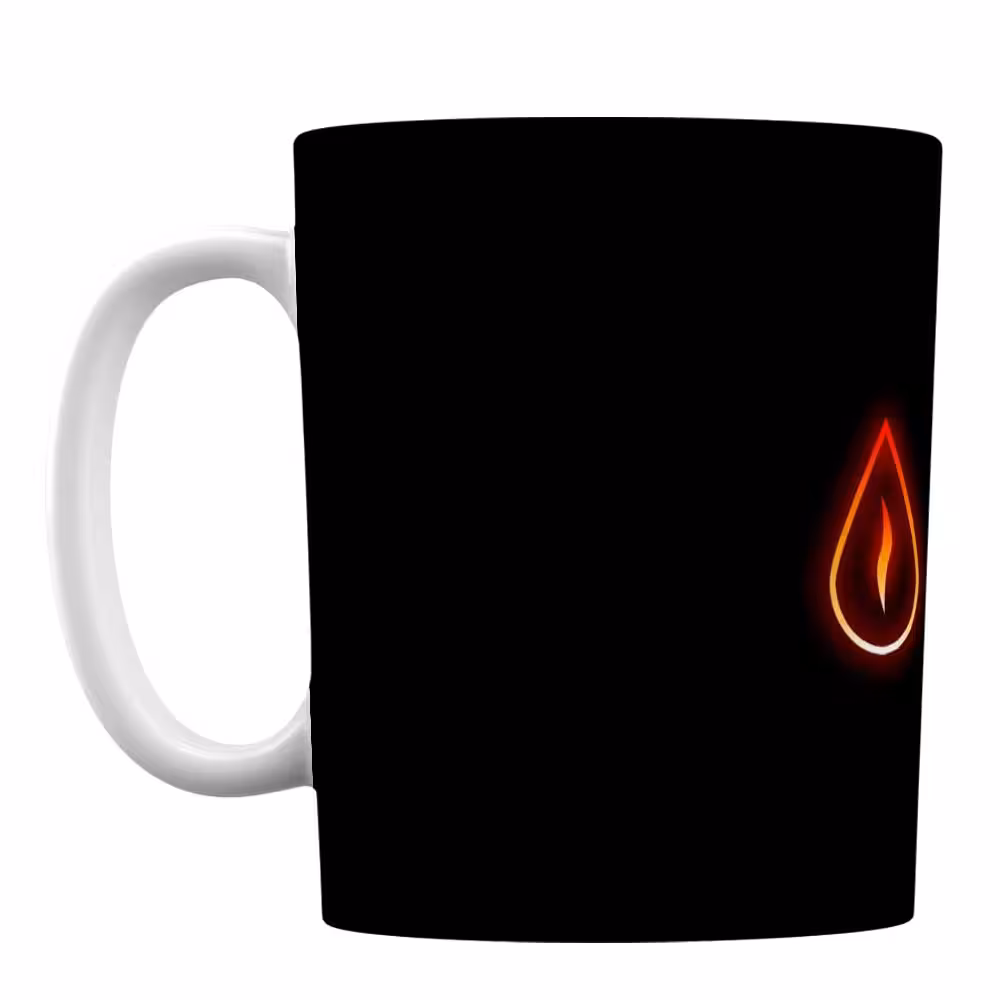 لیوان سرامیکی طرح قطره های باران کد 624