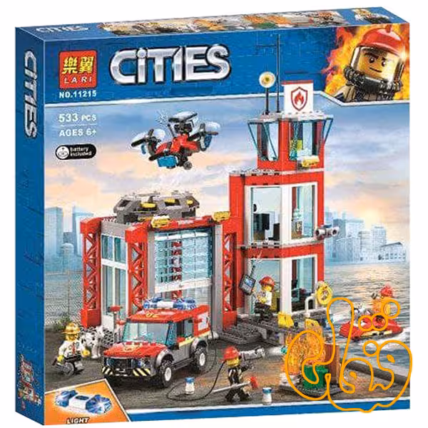 ساختنی لگو ایستگاه آتش نشانی 11215