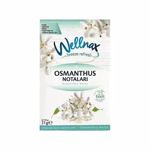 خوشبوکننده پودری کمد لباس و رخت خواب ولناکس مدل osmanthus notalari حجم 21 گرم