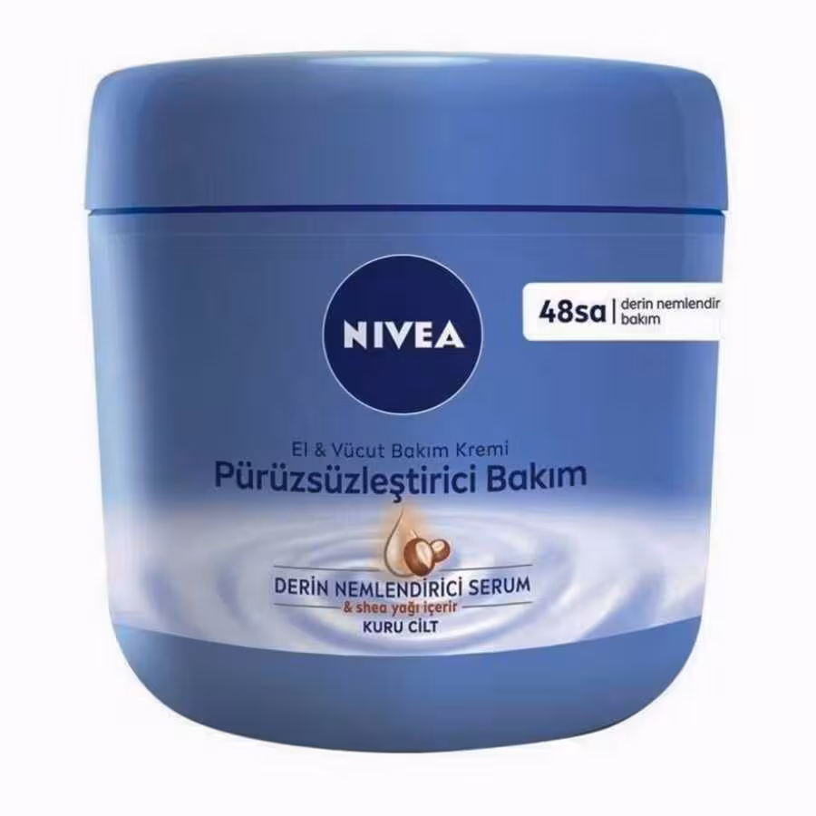 مشخصات، خرید و قیمت کرم مرطوب کننده دست و بدن نیوآ مدل Puruzsuzlestirici حاوی شی باتر مناسب پوست خشک 400 میل ⭐️ ویان مارکت