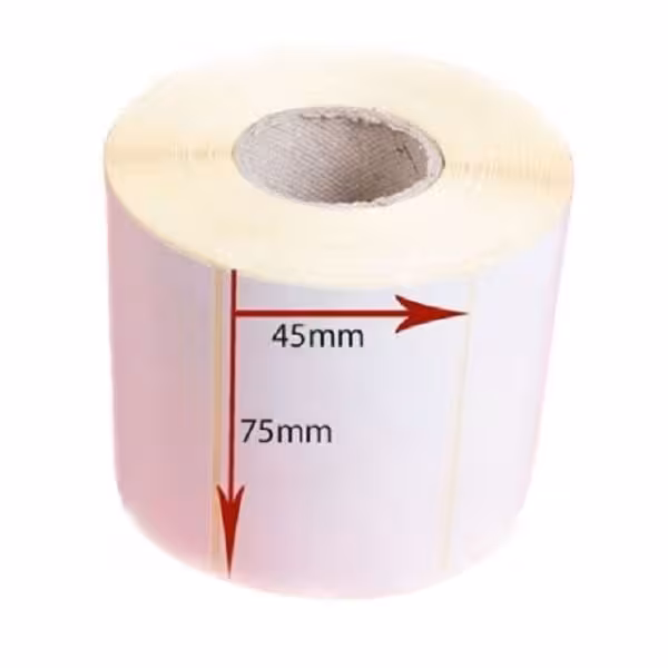 لیبل کاغذی 75*40میلیمتر – 1000 تایی