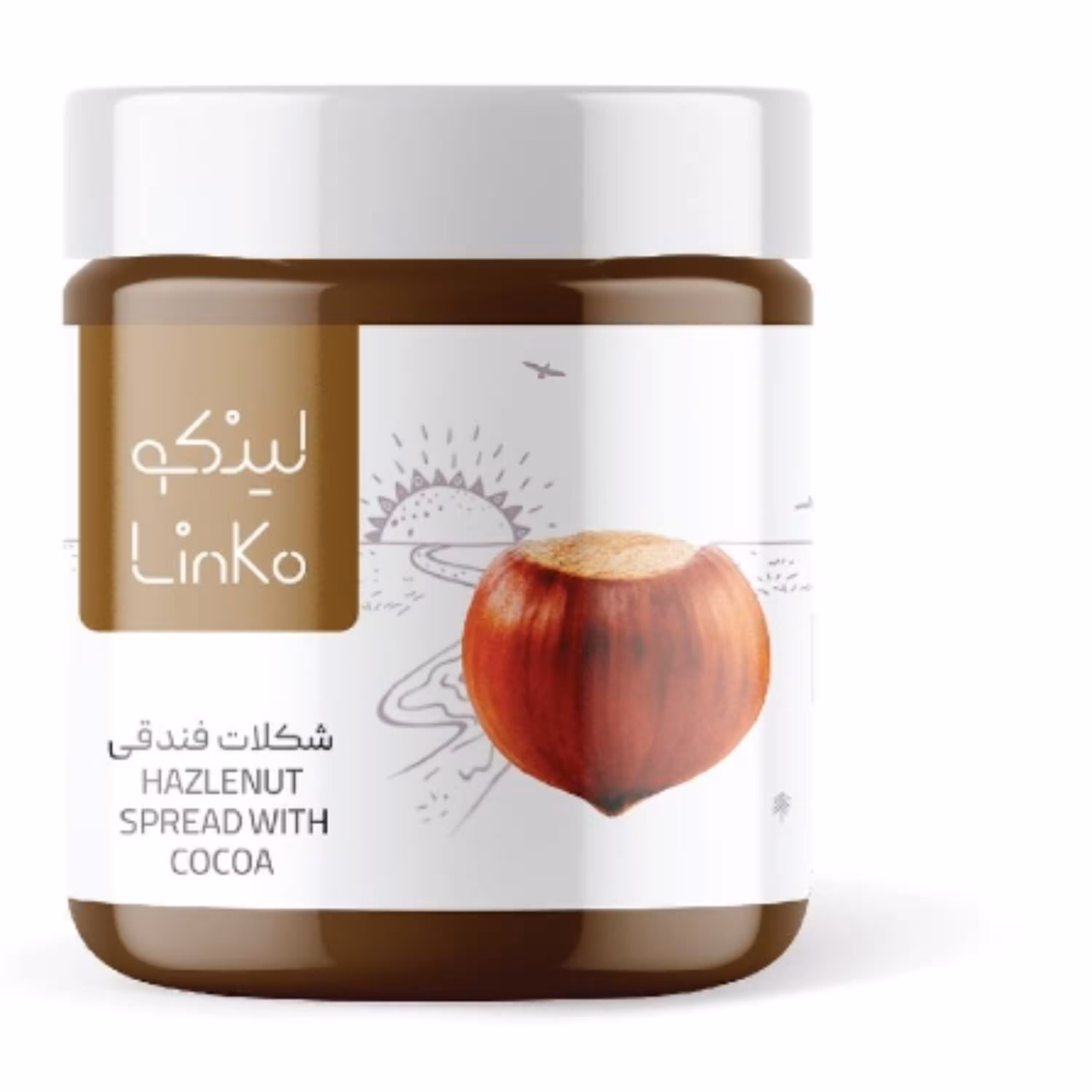 شکلات  صبحانه فندقی بدون شکر با بیش از 30 درصد فندق خالص 