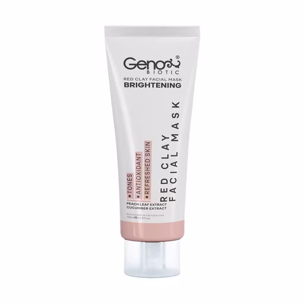 ماسک خاک رس قرمز ژنوبایوتیک 100 میلی‌لیتر | Genobiotic Red Clay Mask 100 ml