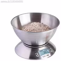 ترازوی آشپزخانه کمری مدل 4150، کاسه دار با محفظه استیل، طراحی ارگونومیک