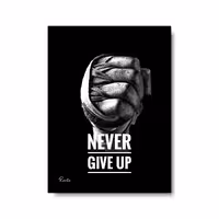 تابلو تکی راویتا طرح هرگز تسلیم نشو - Never Give Up کد 3693