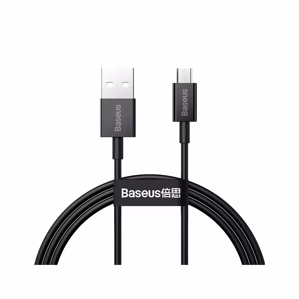 کابل میکرو یو اس بی بیسوس Baseus Superior Series USB to Micro USB CAMYS طول 1 متر و توان 2 آمپر