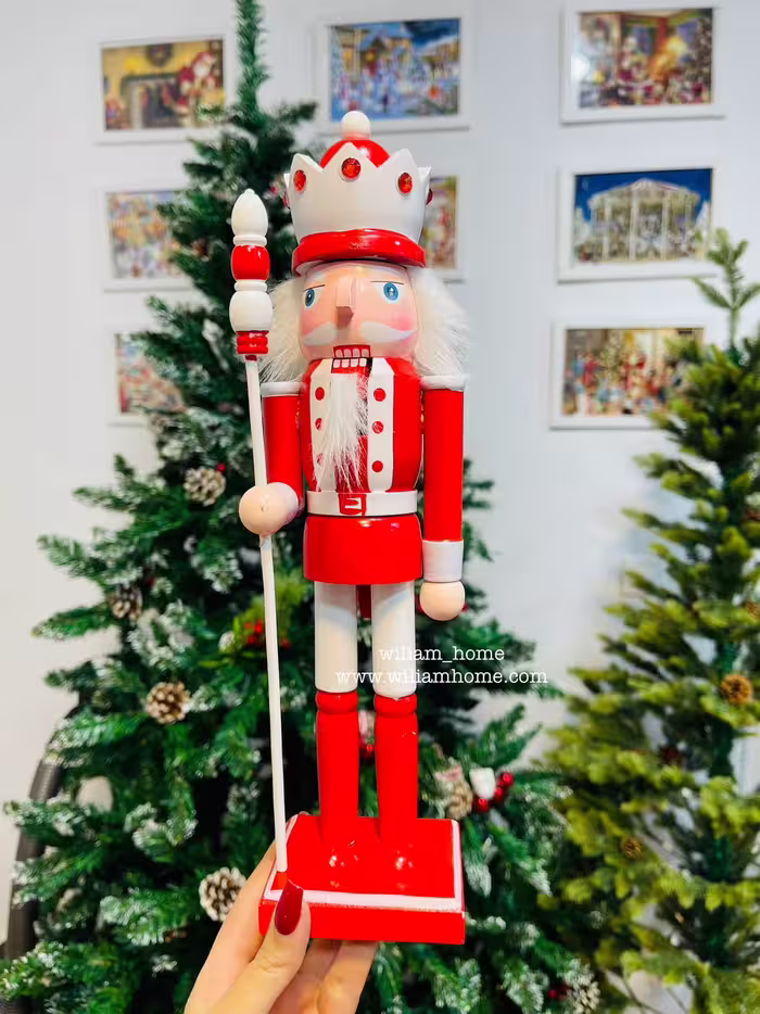 سرباز فندق شکن کریسمس 30cm، قرمز‌ P-C