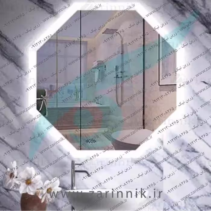 آینه دستشویی مدرن زرین نیک مدل AD003