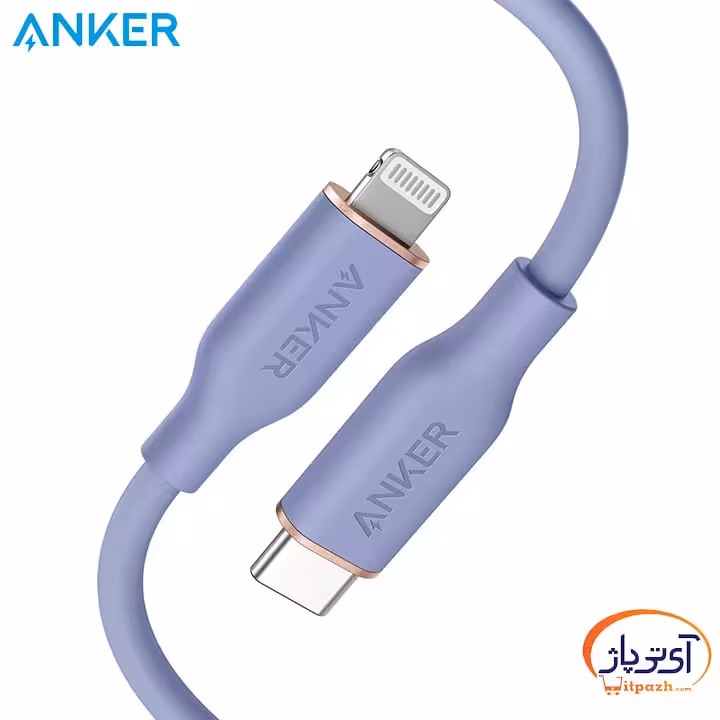کابل تبدیل تایپ سی به لایتنینگ انکر A8662 PowerLine III Flow 90cm