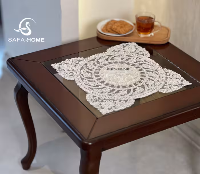 رومیزی عسلی تک طرح ستاره جدید