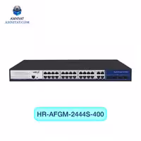 سوئیچ شبکه PoE مدیریتی HRUI مدل HR-AFGM-2444S-400