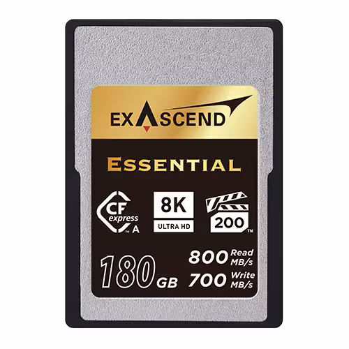 کارت حافظه CFexpress A اکساسند Exascend Essential Series CFexpress Type A 180GB 800MB/S