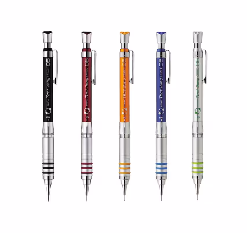 مداد نوکی دو حالته زبرا مدل Tect 2 Way 0.5