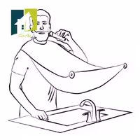 پیشبند اصلاح ریش مردانه