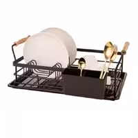 آبچکان فلزی لیمون مدل یک طبقه دسته چوبی