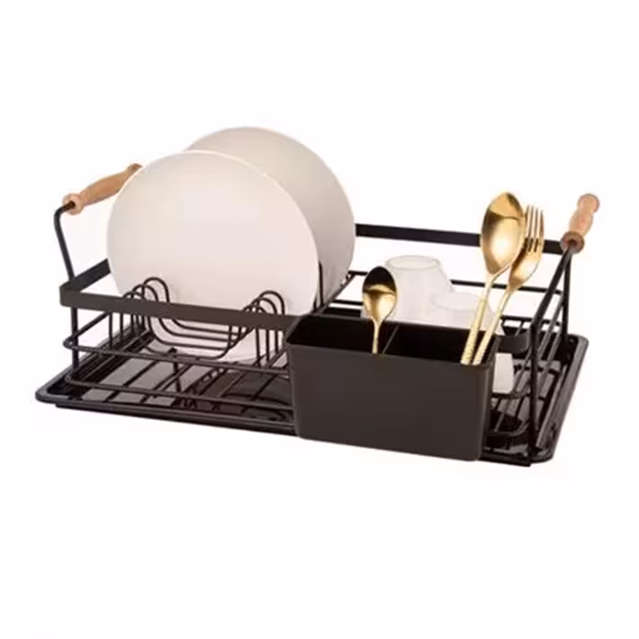 آبچکان فلزی لیمون مدل یک طبقه دسته چوبی