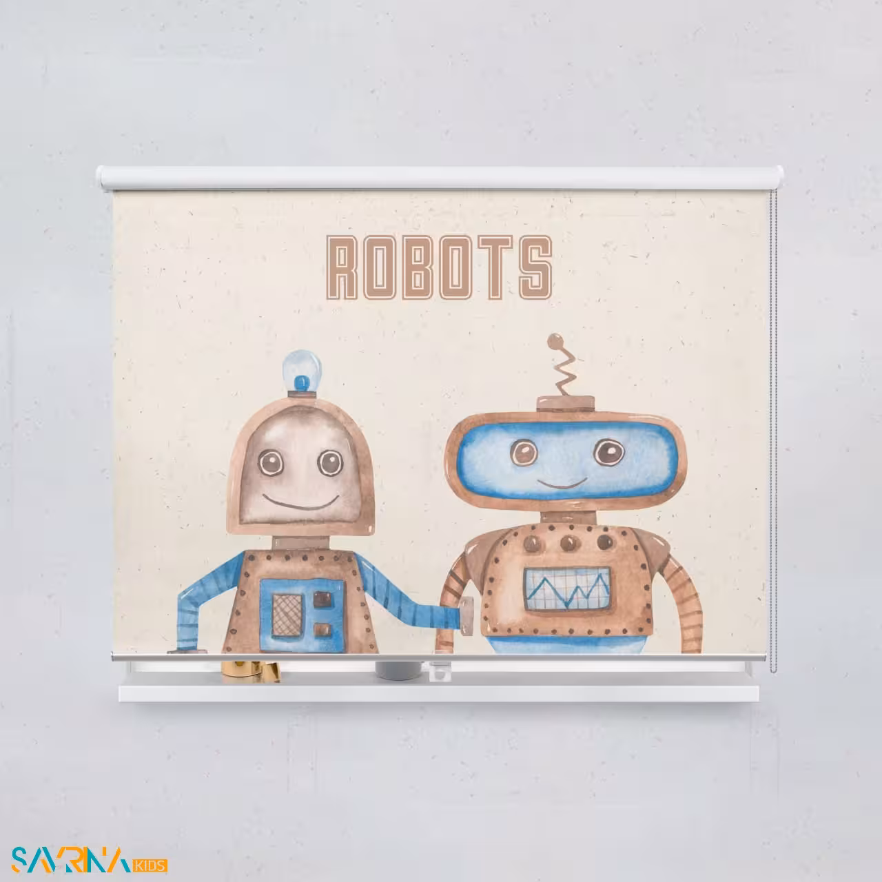 پرده شید بچگانه طرح ربات کد A3050