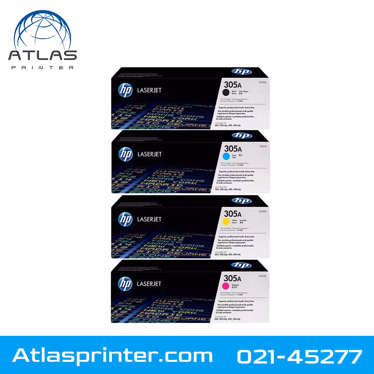 کارتریج ست چهار رنگ اچ پی HP 305A