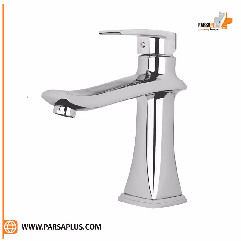 شیر روشویی دوان مدل تریفا کروم
