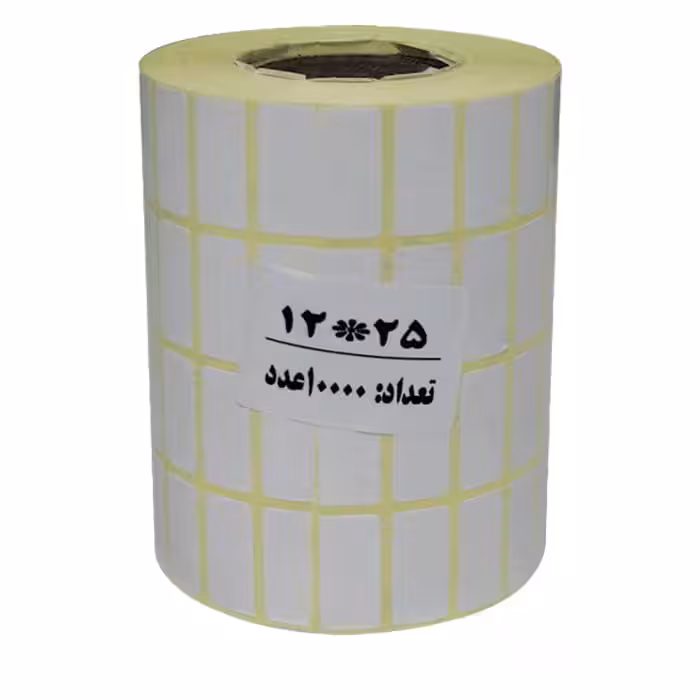 لیبل کاغذی  25*12 چهار ردیفه