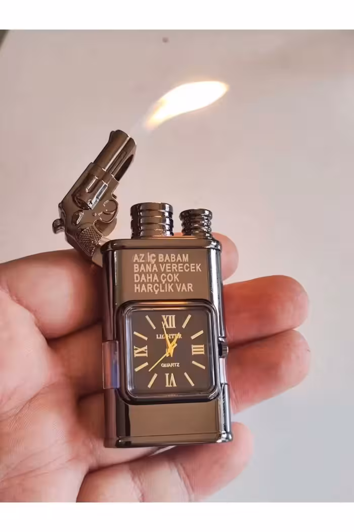 فندک (جستجوی هدیه) شیک و با کیفیت در یک جا طراحی شده، با نام نوشته شده بر روی آن. - 5410