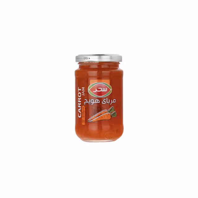 سحر مربا هویج شیشه اختصاصی 310 گرمی