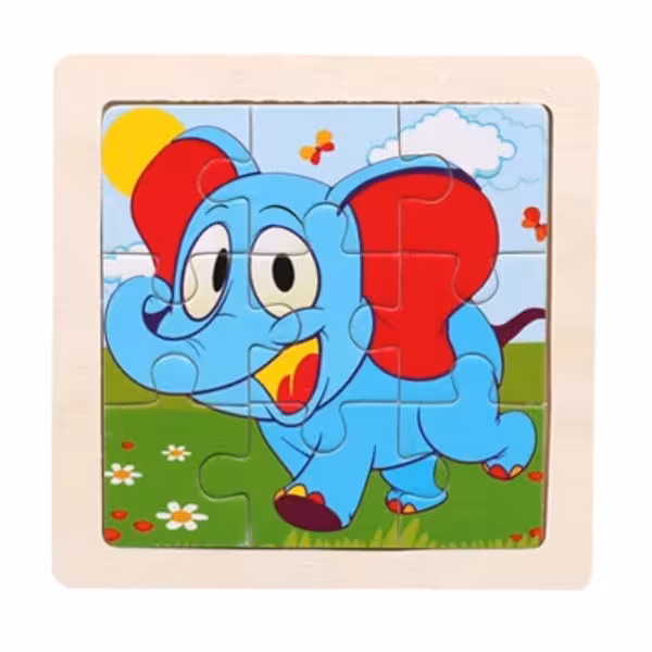 پازل 9 تکه مدل فیل