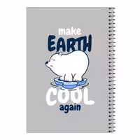 دفتر مشق 80 برگ اس جی مدل خرس قطبی