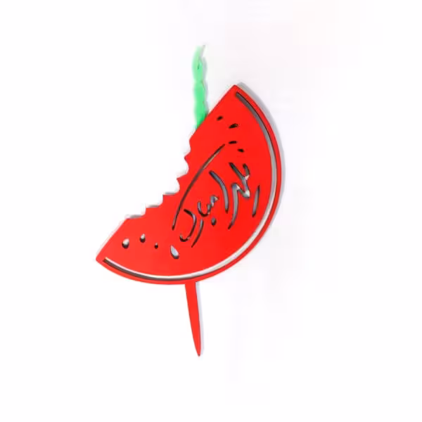 خرید تاپر هندوانه یلدا شمع دار