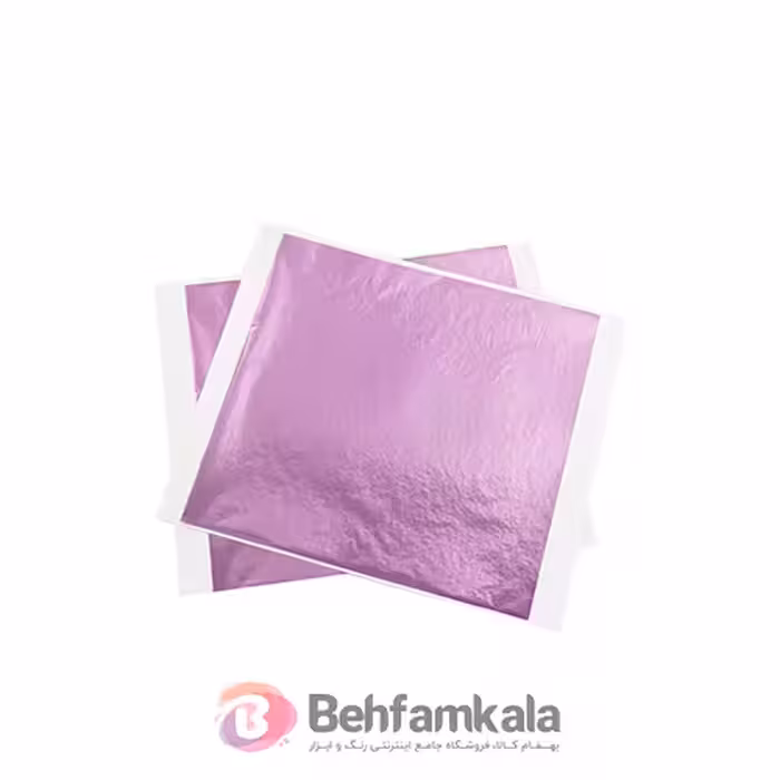 ورق طلا استیل صورتی 100 عددی