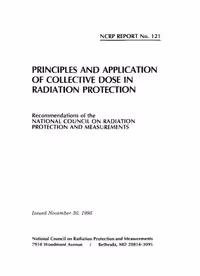 خرید و دانلود نسخه کامل کتاب Principles and Application of Collective Dose in Radiation Protection (N C R P Report)