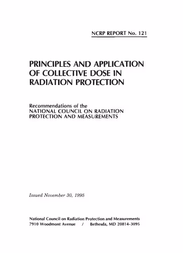 خرید و دانلود نسخه کامل کتاب Principles and Application of Collective Dose in Radiation Protection (N C R P Report)