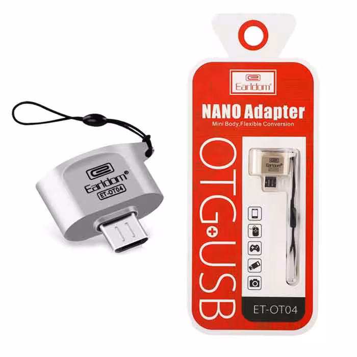 مبدل microUSB به USB OTG ارلدام مدل ET-OT04