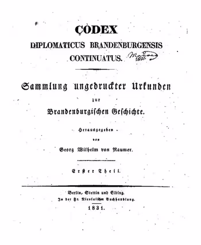 خرید و دانلود نسخه کامل کتاب Codex Diplomaticus Brandenburgensis Continuatus. Sammlung ungedruckter Urkunden zur Brandenburgischen Geschichte