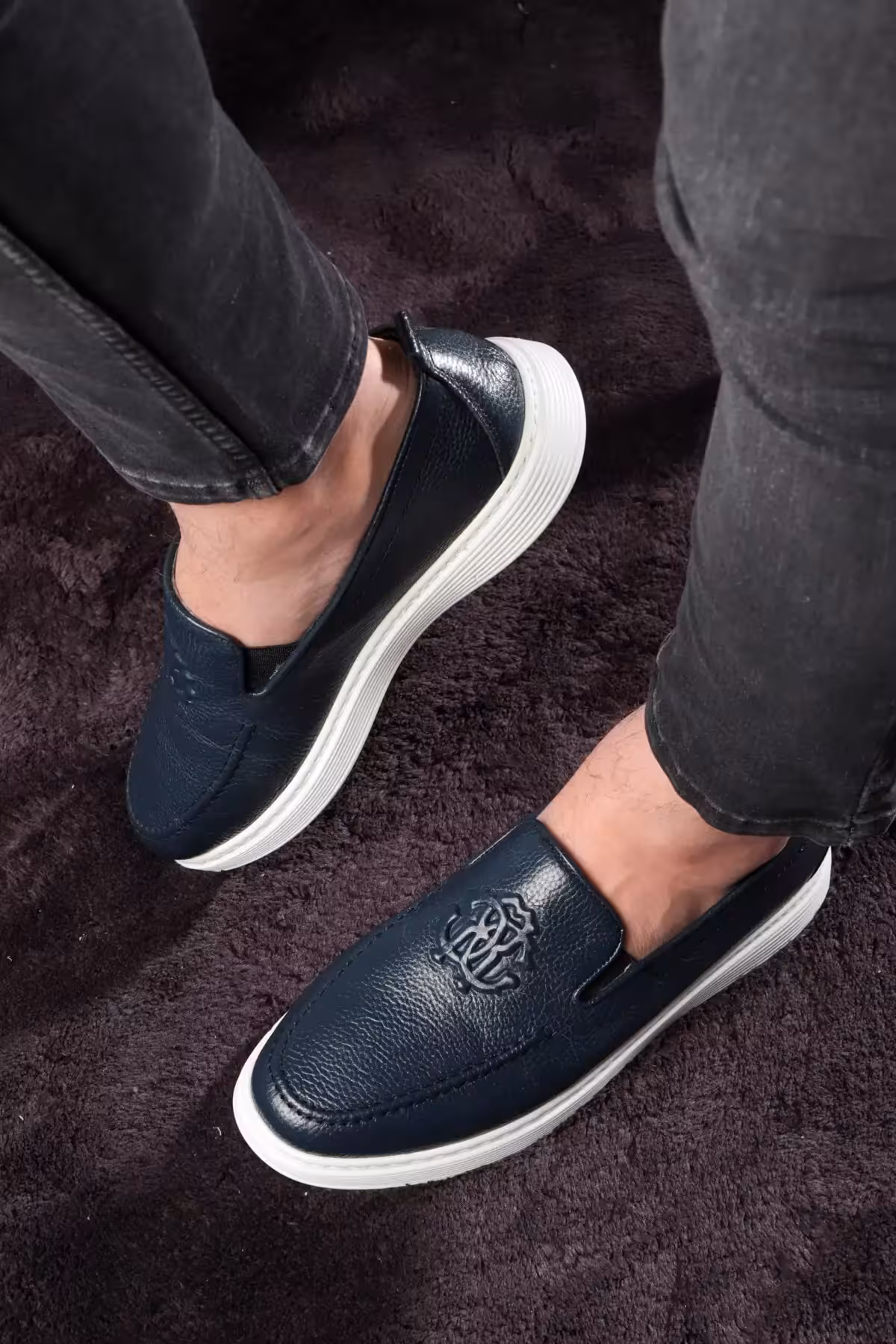 کفش گاه به گاه مردانه چرم اصل مهر، کفش لوفر، کفش سبک، کفش تابستانی – 1873