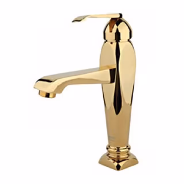 شیر روشویی راسان طلایی مدل آلیس