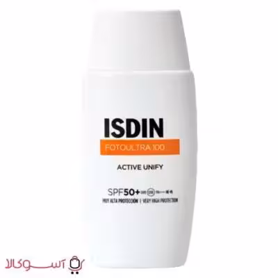 کرم ضد آفتاب و ضدلک بی رنگ ایزدین اکتیو یونیفای حجم 50 میل