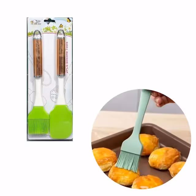 ست برس و لیسک دسته استیل