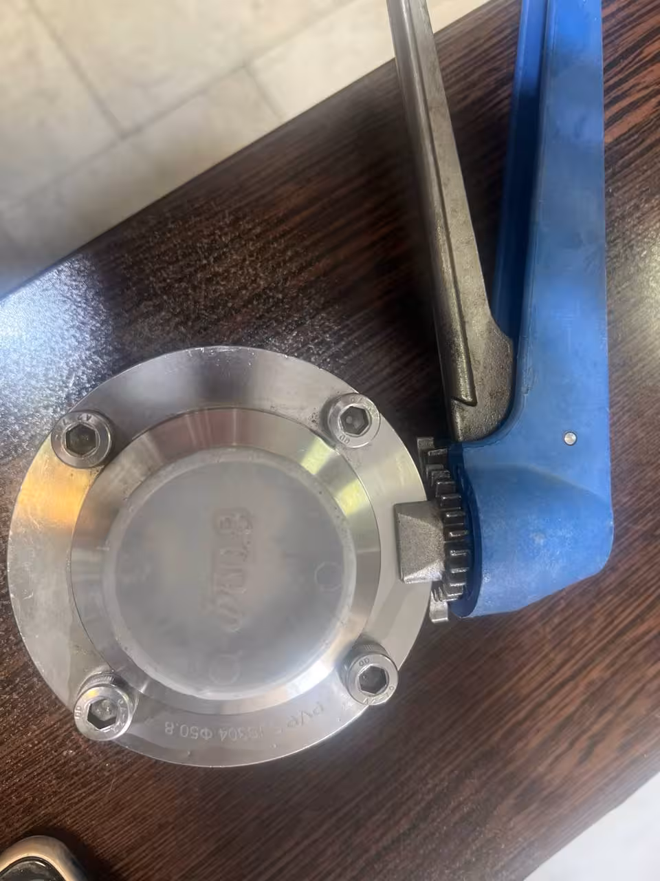 شیر پروانه ای مواد غذایی سایز 50.8 میلیمتر از جنس SUS304