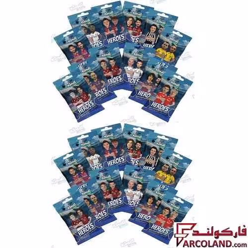 کیمدی کارت فوتبال هیرو مدل Heroes 2026 بسته 24 عددی