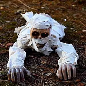 عروسک اسکلت متحرک خزنده سنسوردار