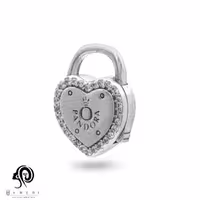 چارم پاندورا نقره طرح قلب مدل PCA 35