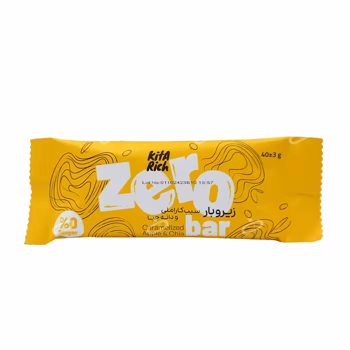 بار زیرو سیب کاراملی ودانه چیا کیتاریچ