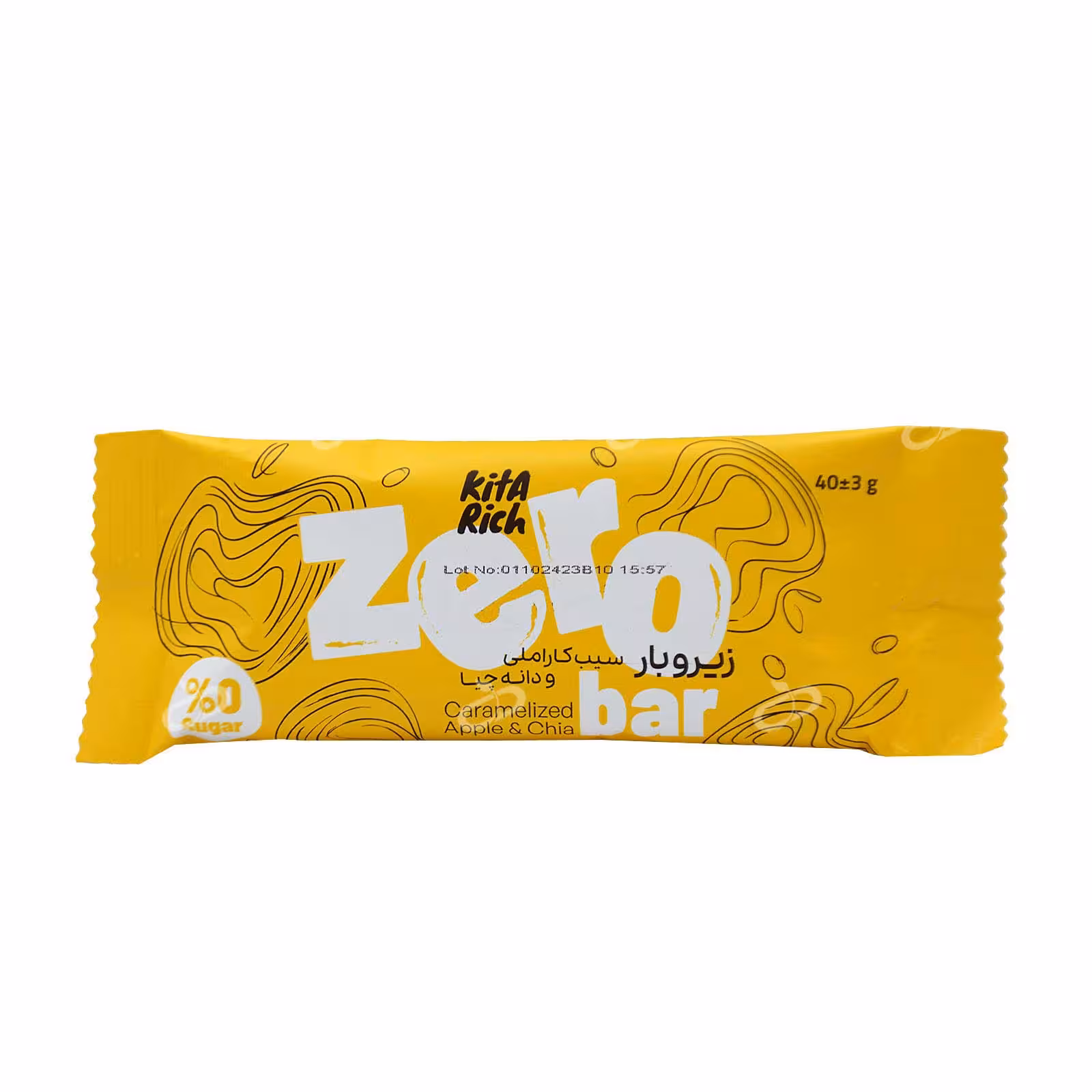 بار زیرو سیب کاراملی ودانه چیا کیتاریچ