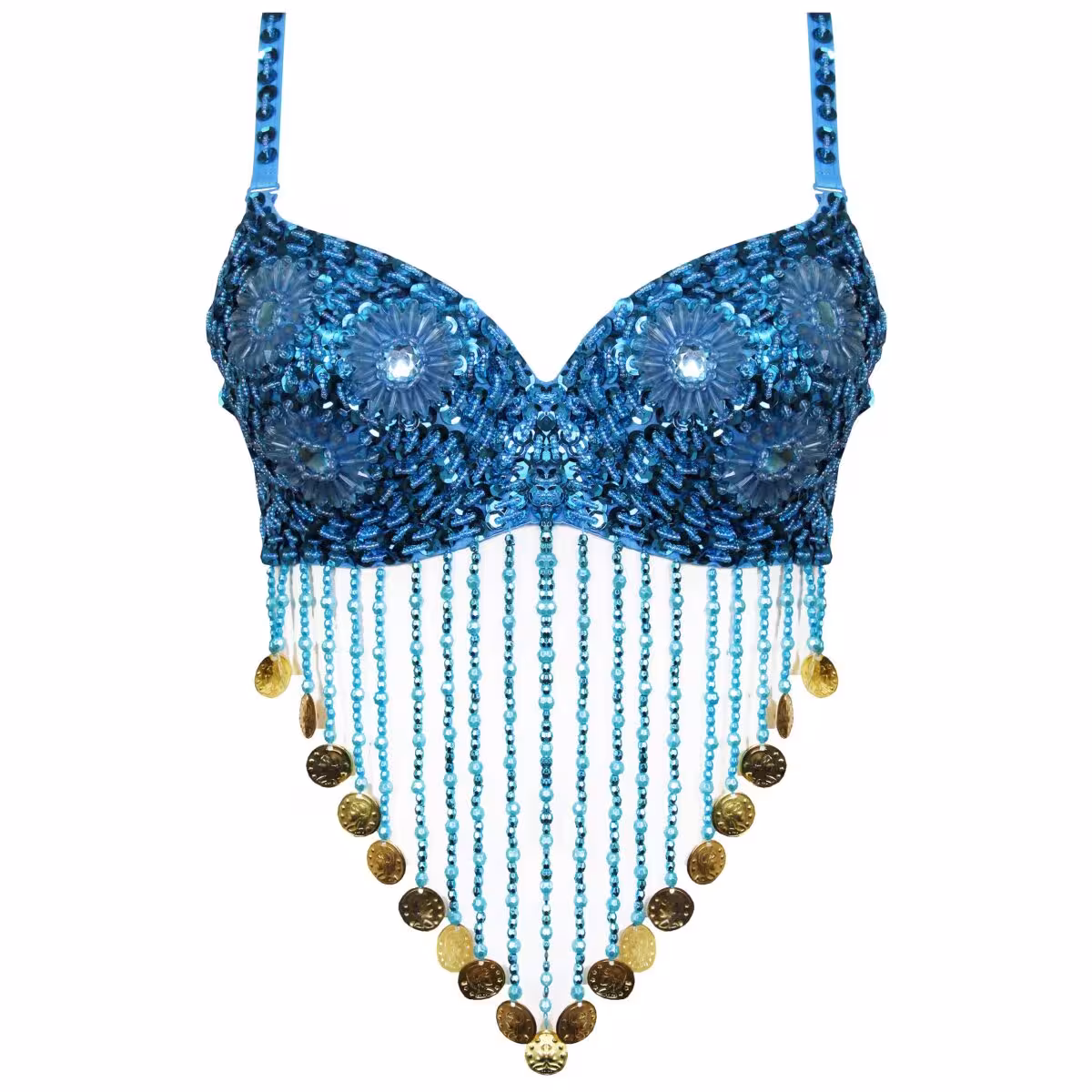 سوتین زنانه مدل فنر دار پولکی کد R544