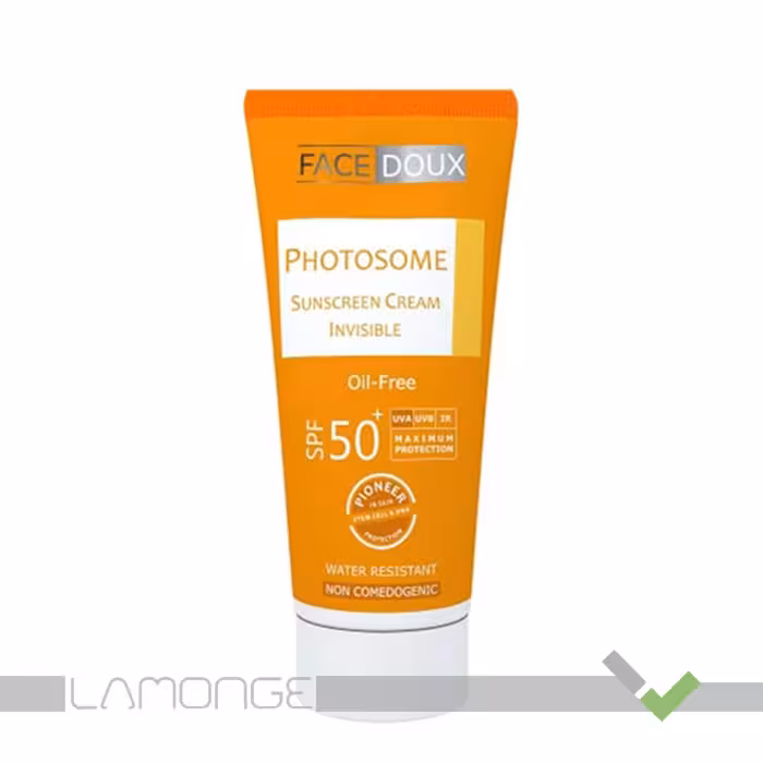 کرم ضد آفتاب SPF50 بی رنگ فوتوزوم مناسب پوست چرب فیس دوکس