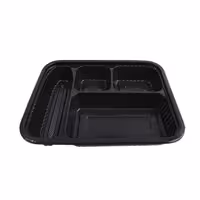 ظرف یکبار مصرف چهار خانه کد 404 با درب 100 عدد