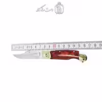 چاقو ضامن دار زنجان 16 سانتیمتری دسته قرمز کد SHN-35