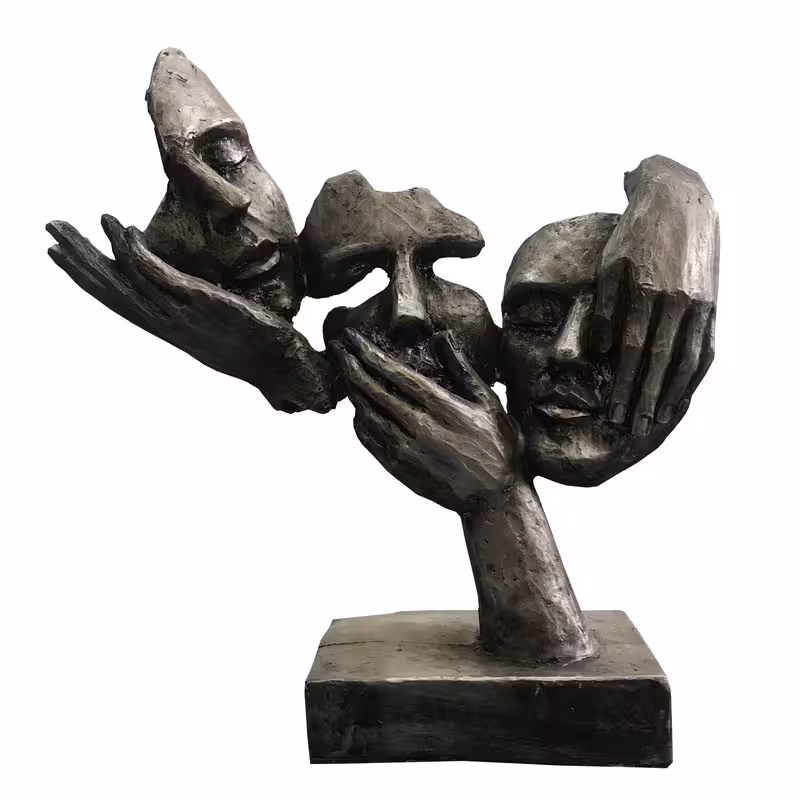 مجسمه سه رخ سکوت کد 8