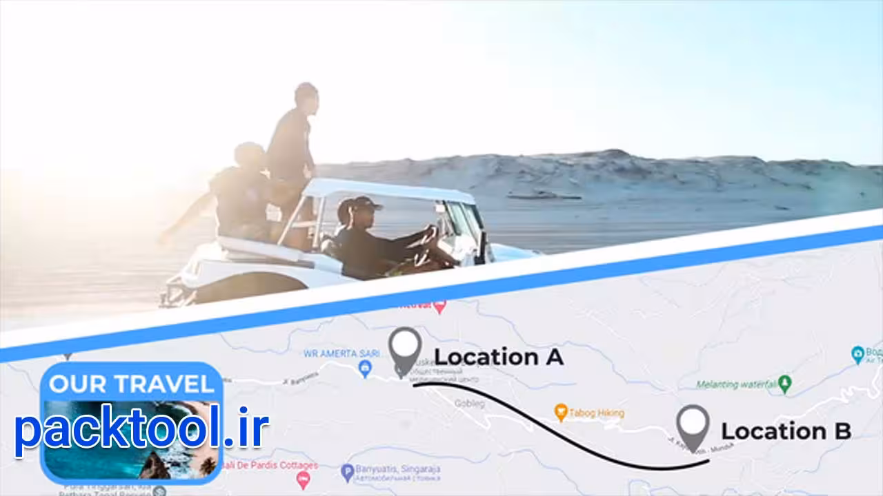 دانلود پروژه داوینچی ریزالو سفر با نمایش عکس بر روی نقشه Travel Maps DR - پک تول